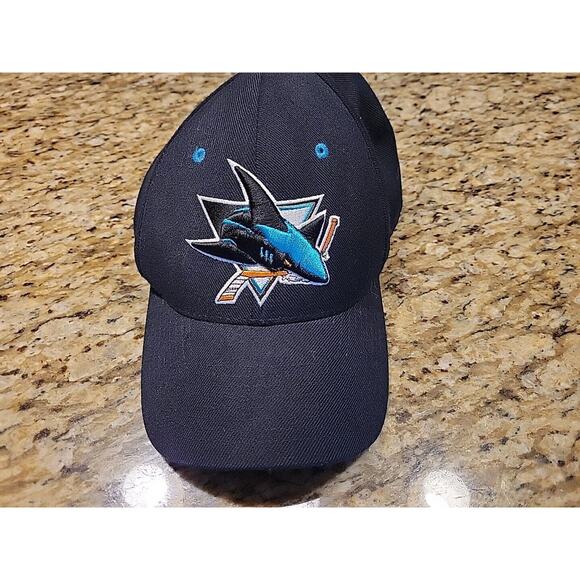 Zephyr Other - San Jose Sharks NHL Hat Cap Black Hockey Mens Fitted Size 7 1/4 Zephyr